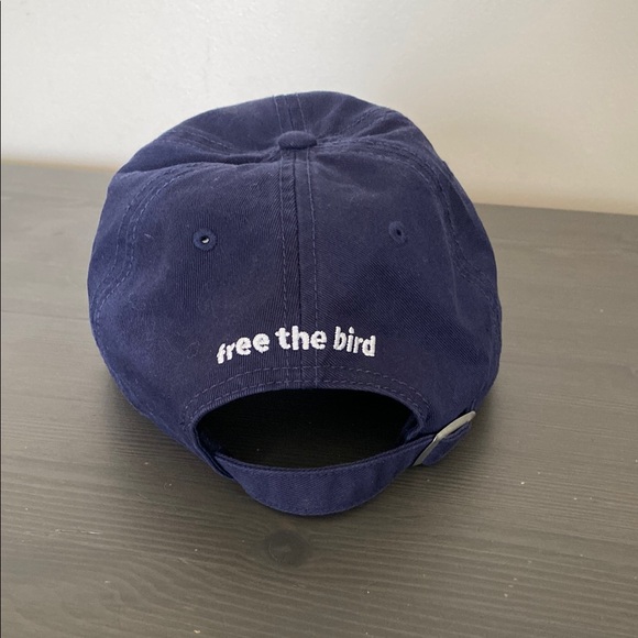 Birddogs Adult Free The Bird Baseball Hat One Size Adjustable Navy Cotton - Picture 4 of 13